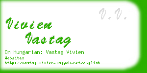 vivien vastag business card